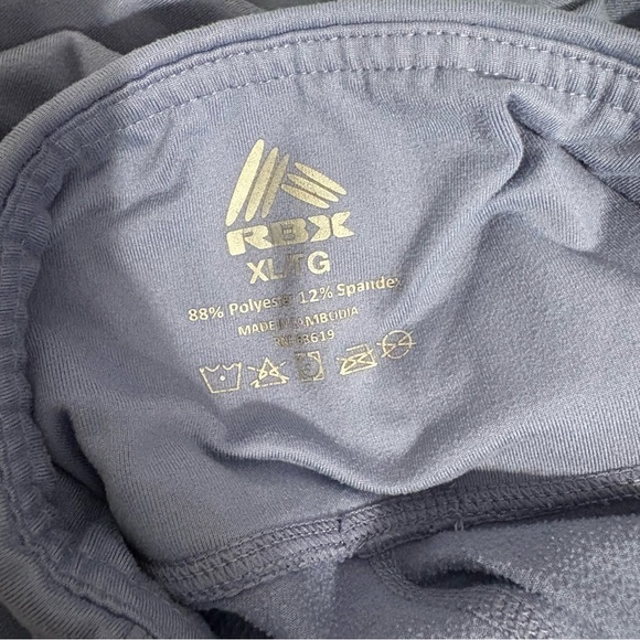 RBX XL purple comfy front side pockets active sportswear leggings - Picture 7 of 7